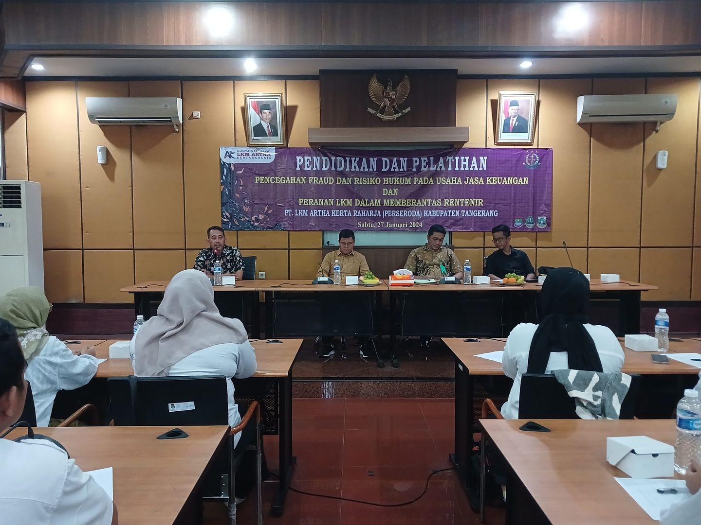 PT. LKM AKR Gelar Pelatihan Pencegahan Fraud, Resiko Hukum dan Berantas Bank Keliling ke Pegawai