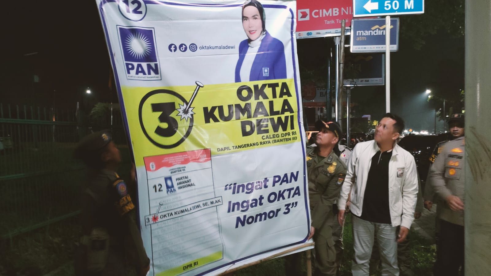 Masa Tenang Pemilu 2024, Ribuan APK di Ditertibkan
